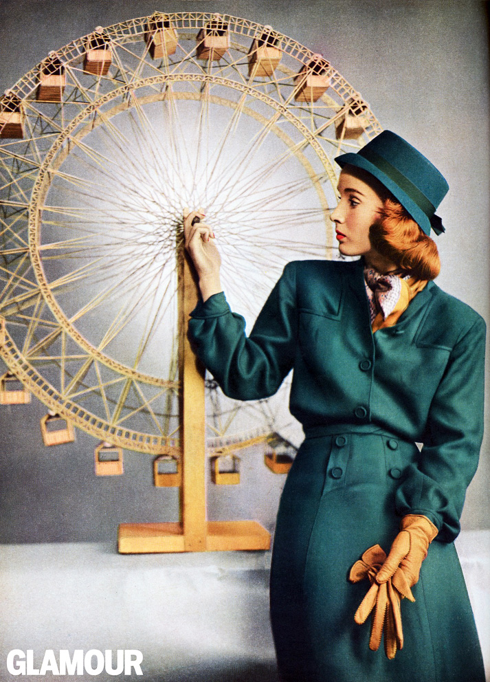 Clifford Coffin photo for Glamour cover, 1945