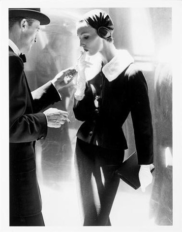 Evelyn Tripp, Harper's Bazaar , 1954, by  Lillian Bassman (1917-2012)