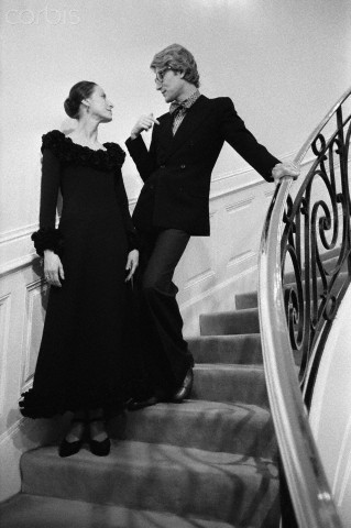 Maya Plisetskaya with Yves Saint Laurent 