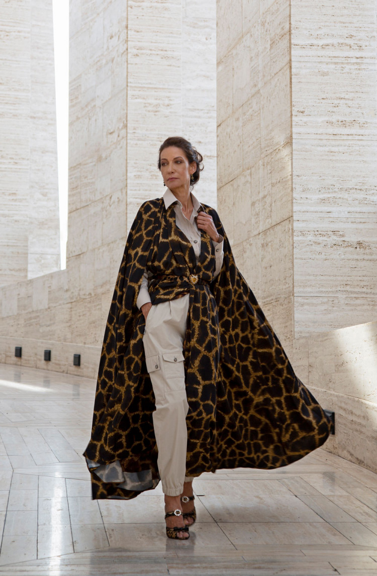 Marpessa Hennink modeling for Dolce&Gabbana