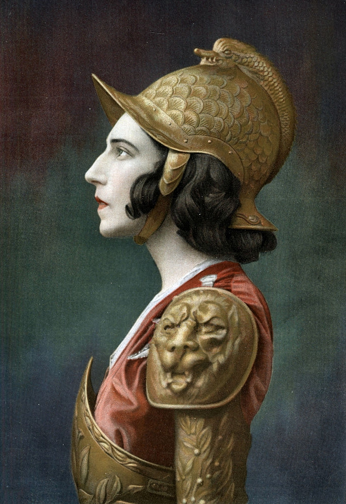 Ida Rubinstein as Saint Sebastian in the play The Martyrdom of Saint Sebastian, 1911