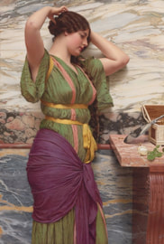 A Fair Reflection, 1915 by John William Godward
