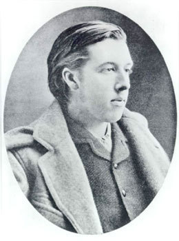 The most elegant writer Oscar Wilde wearing double breast suit