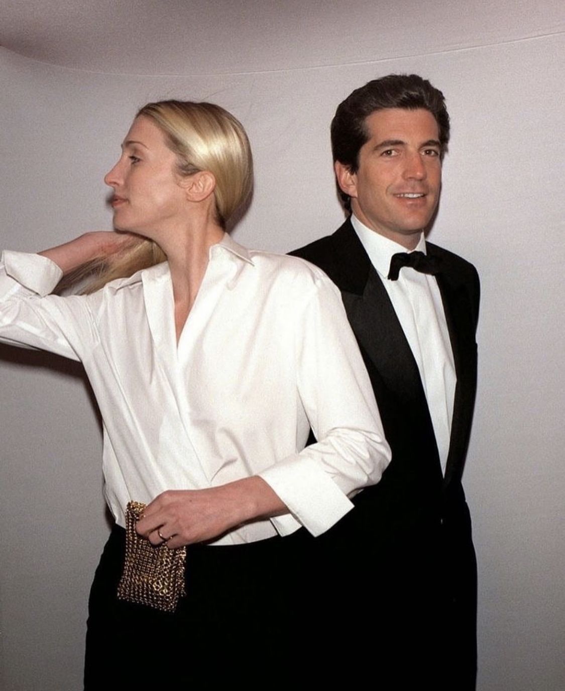 John F. Kennedy Jr. and Carolyn Bessette-Kennedy, late 1990s.