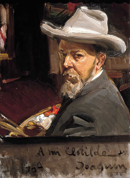 Autorretrato/self portrait by Joaquín Sorolla