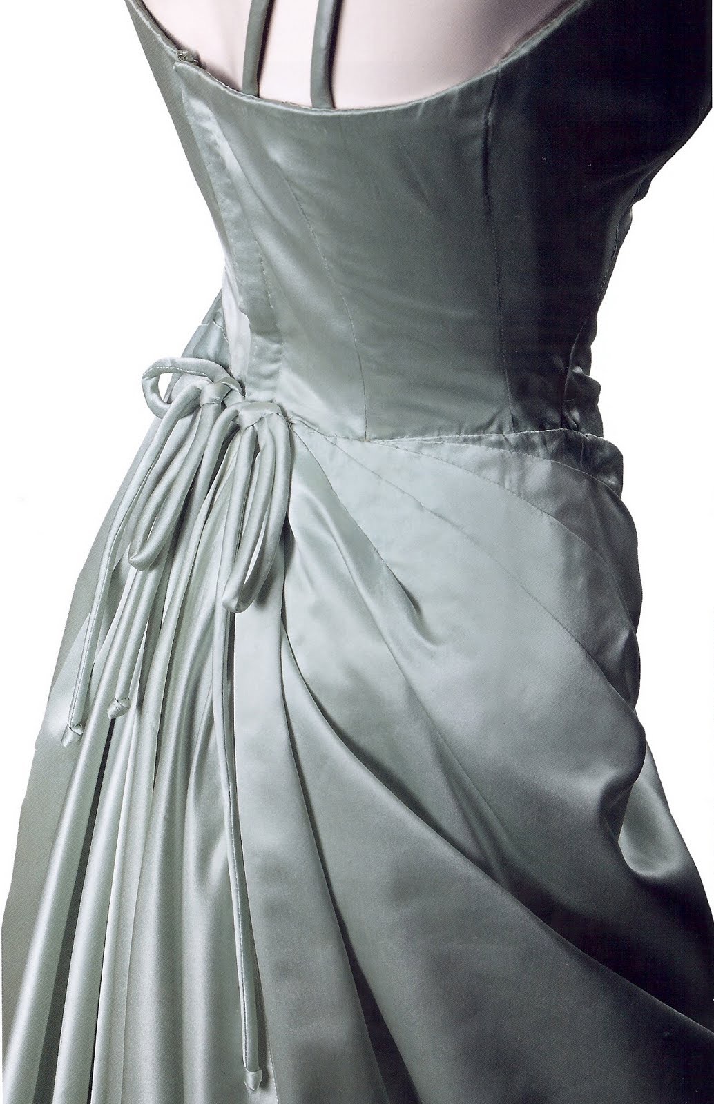 Grace Kelly ice blue French silk satin gown for Oscar Ceremony 1955 designed by Edith Head