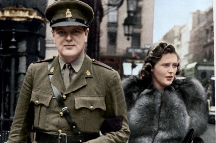 Pamela Churchill and Randolph Churchill