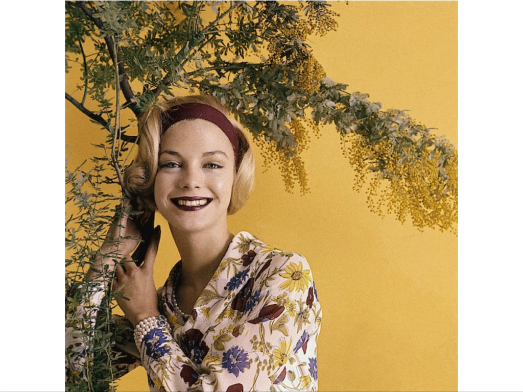 Gretchen Harris, Glamour, December 1957 © Frances McLaughlin-Gill