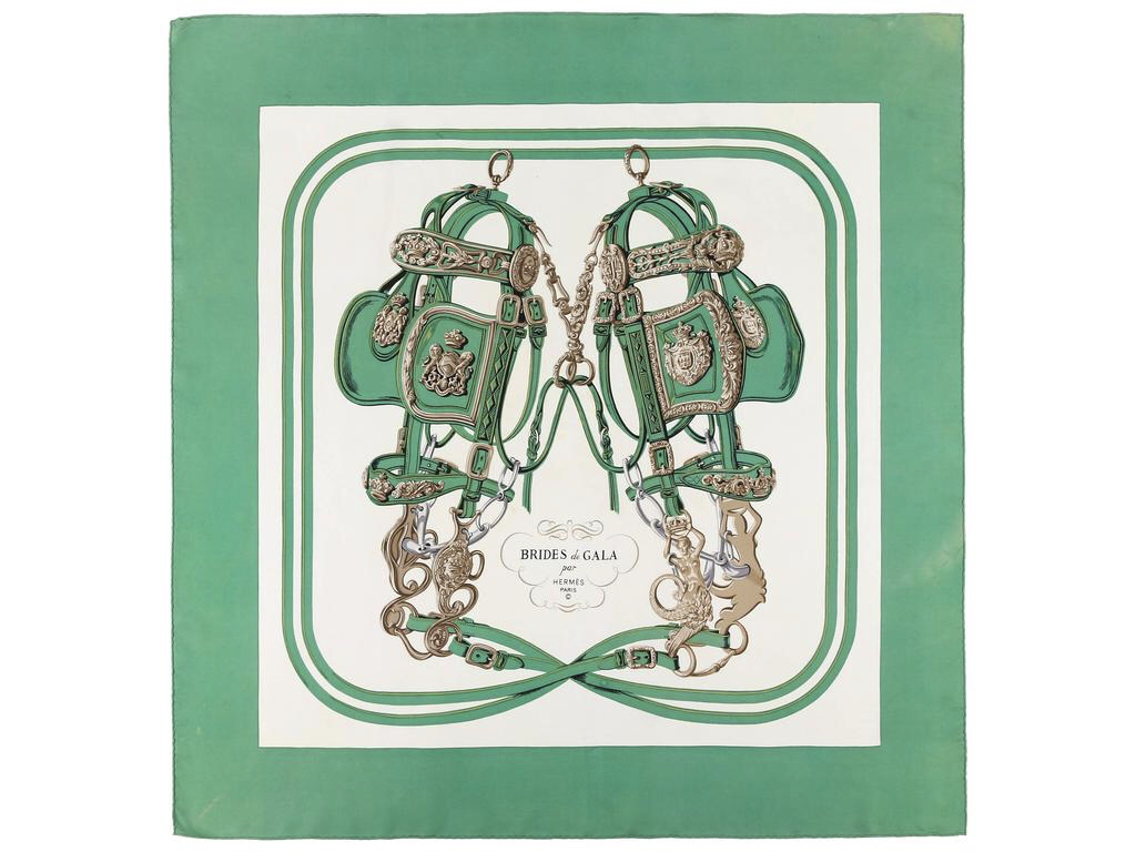 Hermès carré Brides de Gala,  designed by Hugo Grygkar in 1957