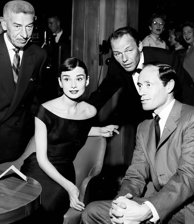 Elegant style icon wardrobe essentials: Audrey Hepburn in little black dress, Las Vegas, 1956