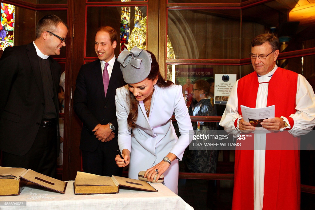 Kate Middleton dove grey coat/coatdress with funnel neck custom made/bespoke by Alexander McQueen, 21 April 2019 Easter Sunday service at St. George's Chapel