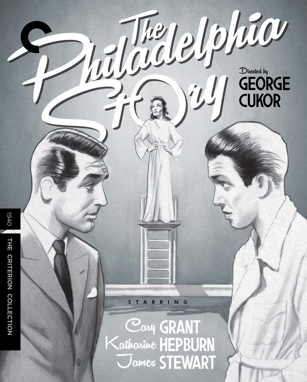Film The Philadelphia Story(1940) starring Katharine Hepburn, Cary Grant and James Stuart