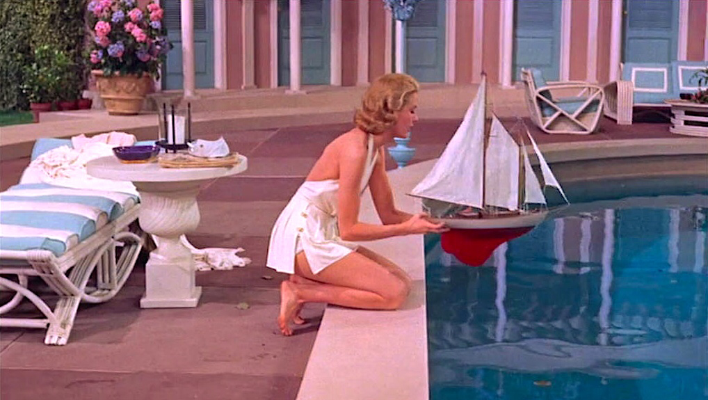 Grace Kelly with the sailboat in film High Society(1956)