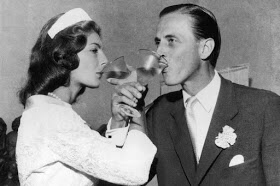 Fiona Campbell-Walter the third Baroness Thyssen with her husband Baron Hans Heinrich Thyssen-Bornemisza