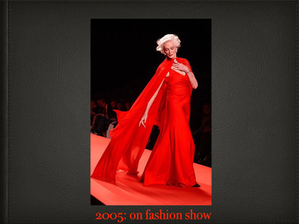 The most elegant looks of the eldest supermodel ​Carmen Dell'Orefice