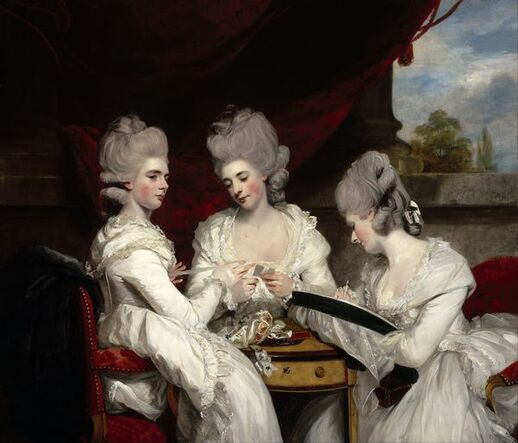Portrait of the sisters of Waldegrave by Joshua Reynolds