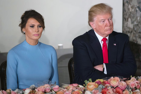 Melania Trump in her inauguration dress, 20 January 2017