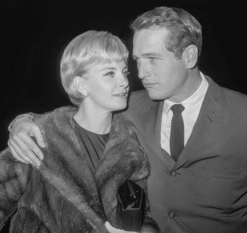 Paul Newman and his second wife Joanne Woodward