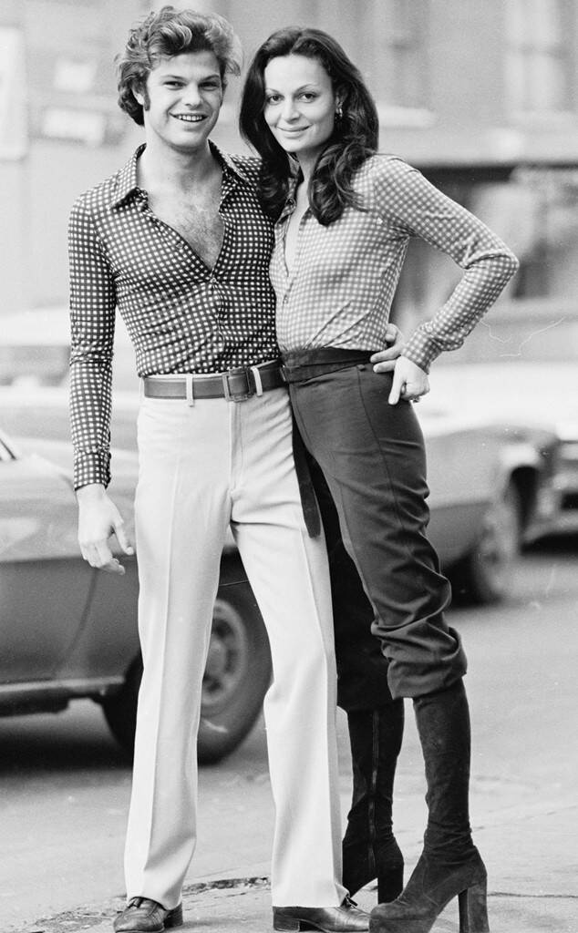 Diane Simone Michelle Halfin with Prince Egon von Fürstenberg