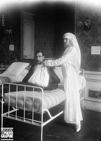 Ida Rubinstein during the First World War, 1914-1918