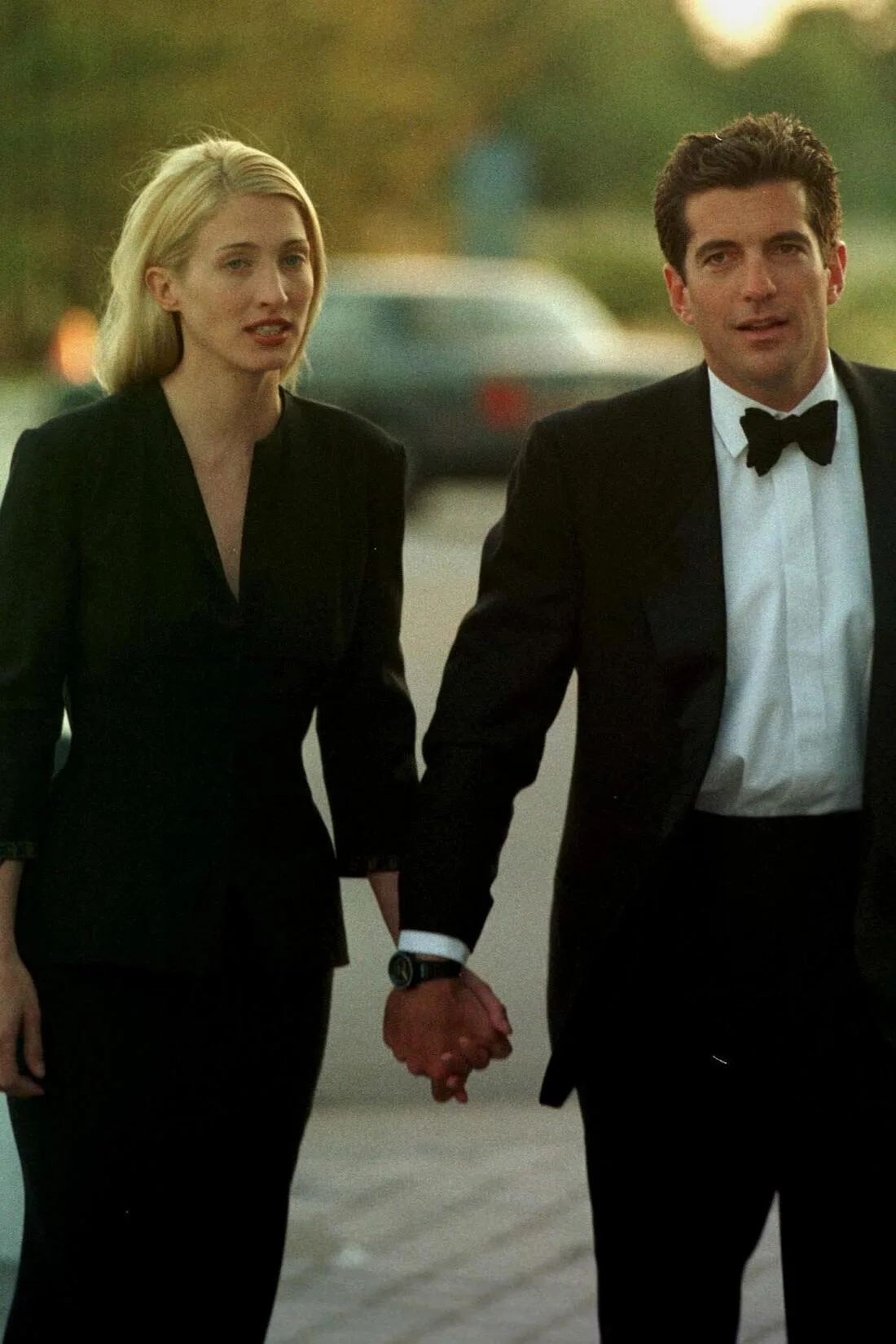 Carolyn Bessette-Kennedy and John F. Kennedy Jr., late 1990s.