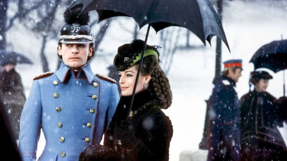 Helmut Berger and Romy Schneider in Ludwig (film, 1973)