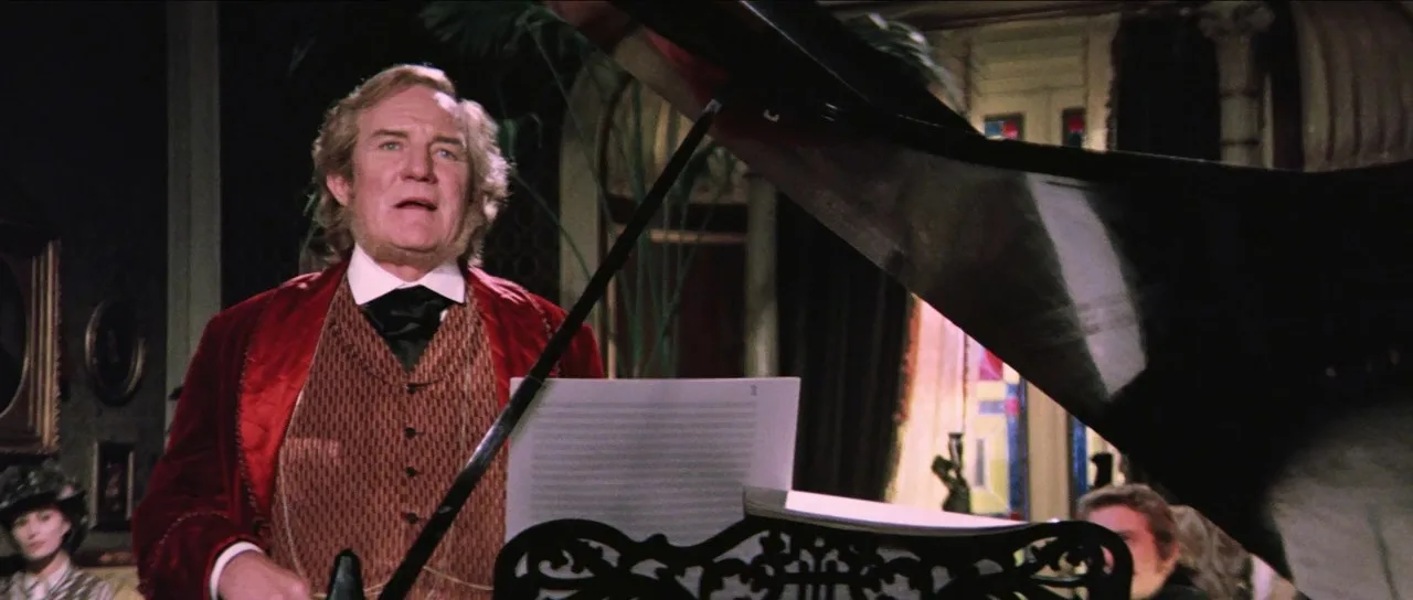 Trevor Howard as Richard Wagner in film Ludwig (1973)