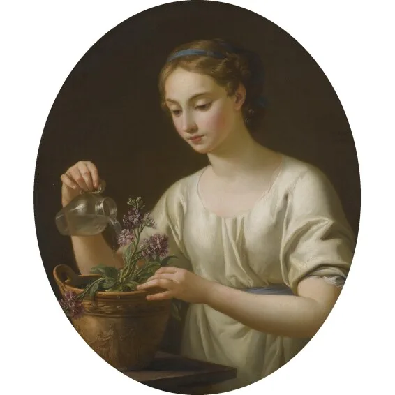 La Jeune Athénienne by Joseph-Marie Vien, 1762. Oil on canvas. Sotheby’s.