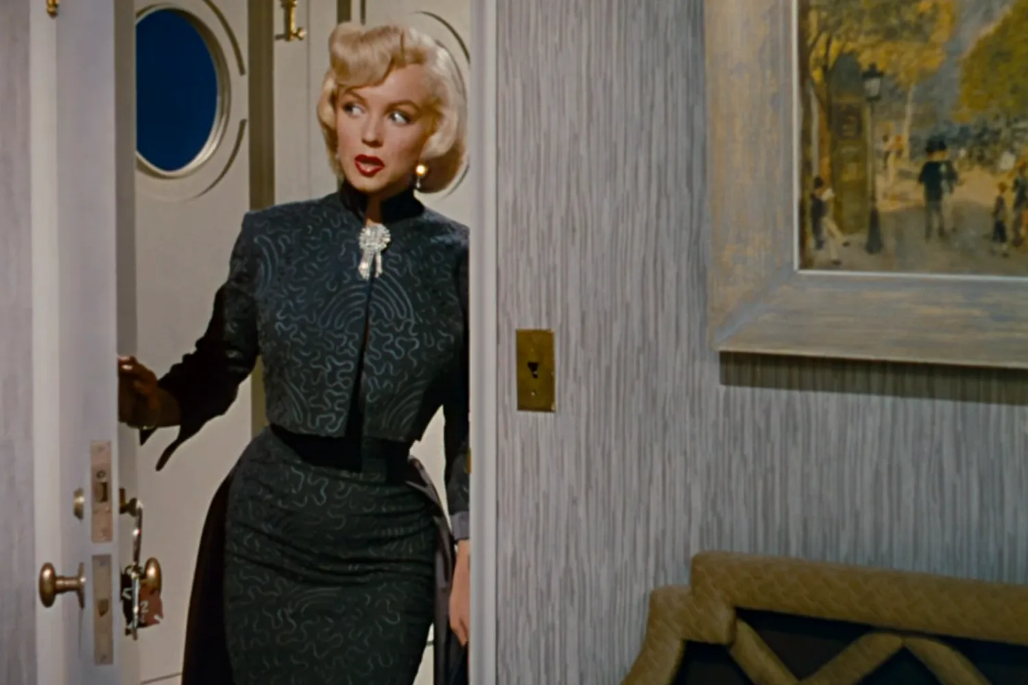 Marilyn Monroe in film Gentlemen Prefer Blondes(1953)