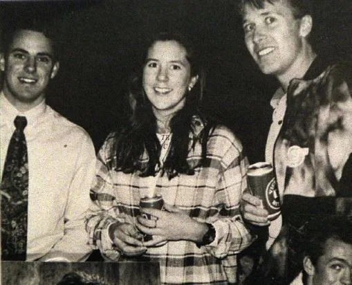 Young Mary Elizabeth Donaldson with friends