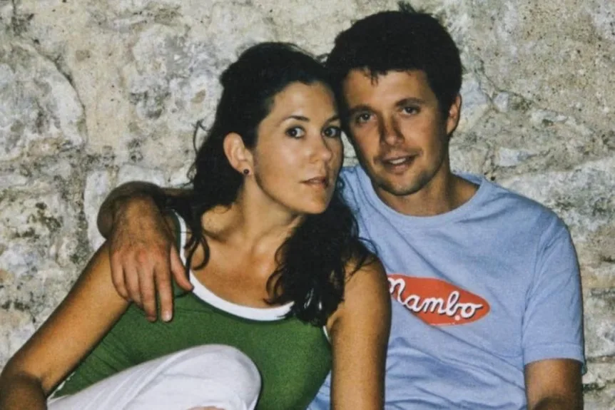 Mary Elizabeth Donaldson with Crown Prince Frederik of Denmark