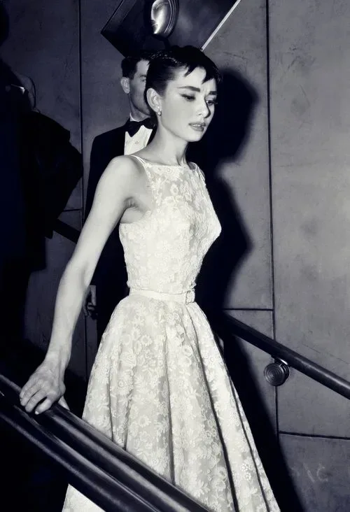 Audrey Hepburn at the Academy Awards, 25 March 1954