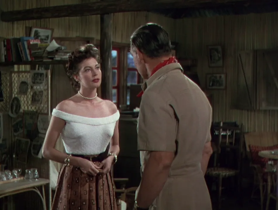 Ava Gardner with Clark Gable in Mogambo (film, 1953)