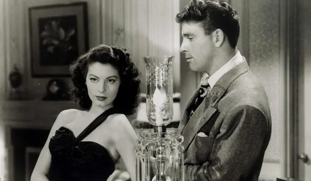 Ava Gardner with Burt Lancaster in The Killers (film, 1946)