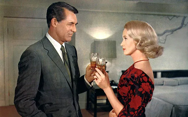 Cary Grant and Eva Marie in North by Northwest (film, 1959)