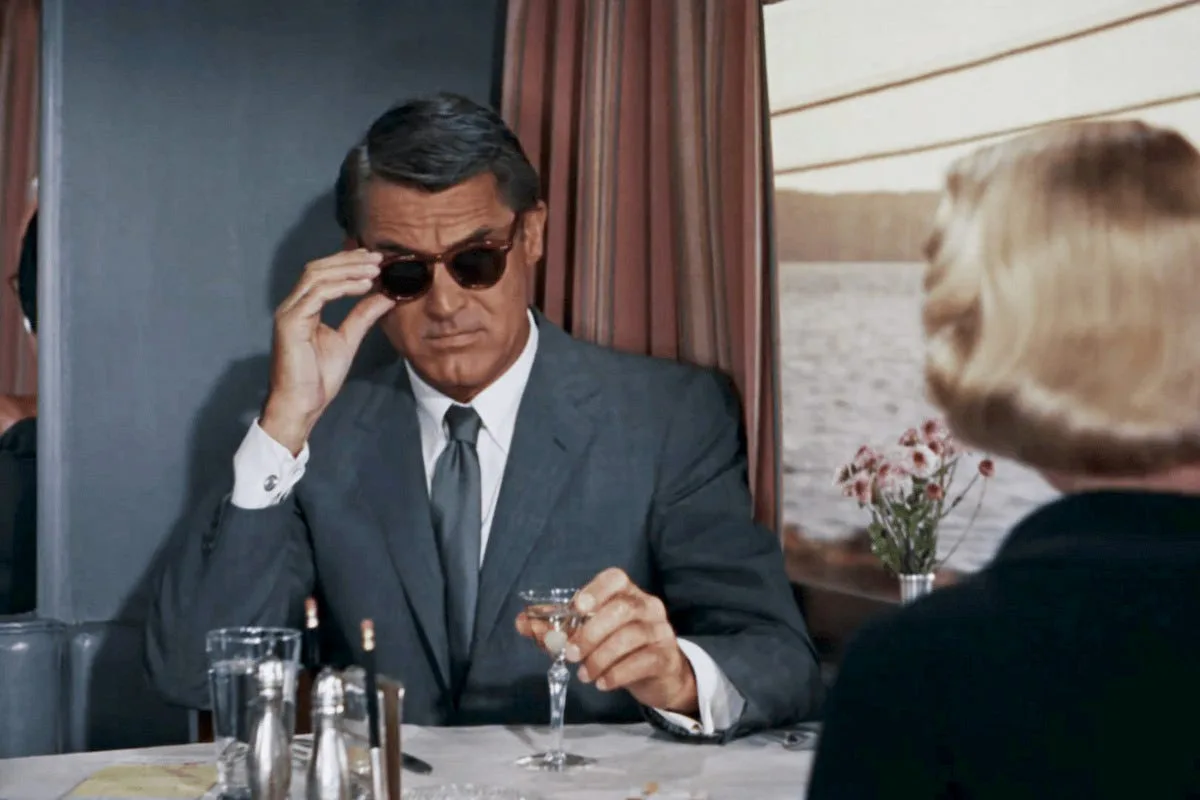 Cary Grant as Roger O. Thornhill in film North by Northwest (1959)