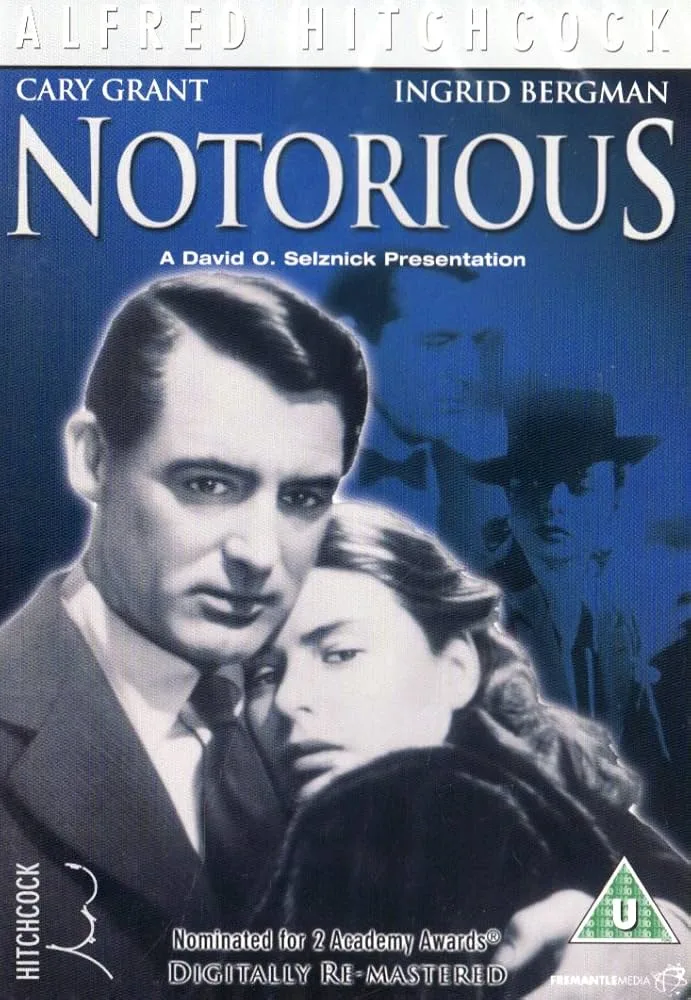 Notorious (film, 1946) Starring Cary Grant, Ingrid Bergman and Claude Rains