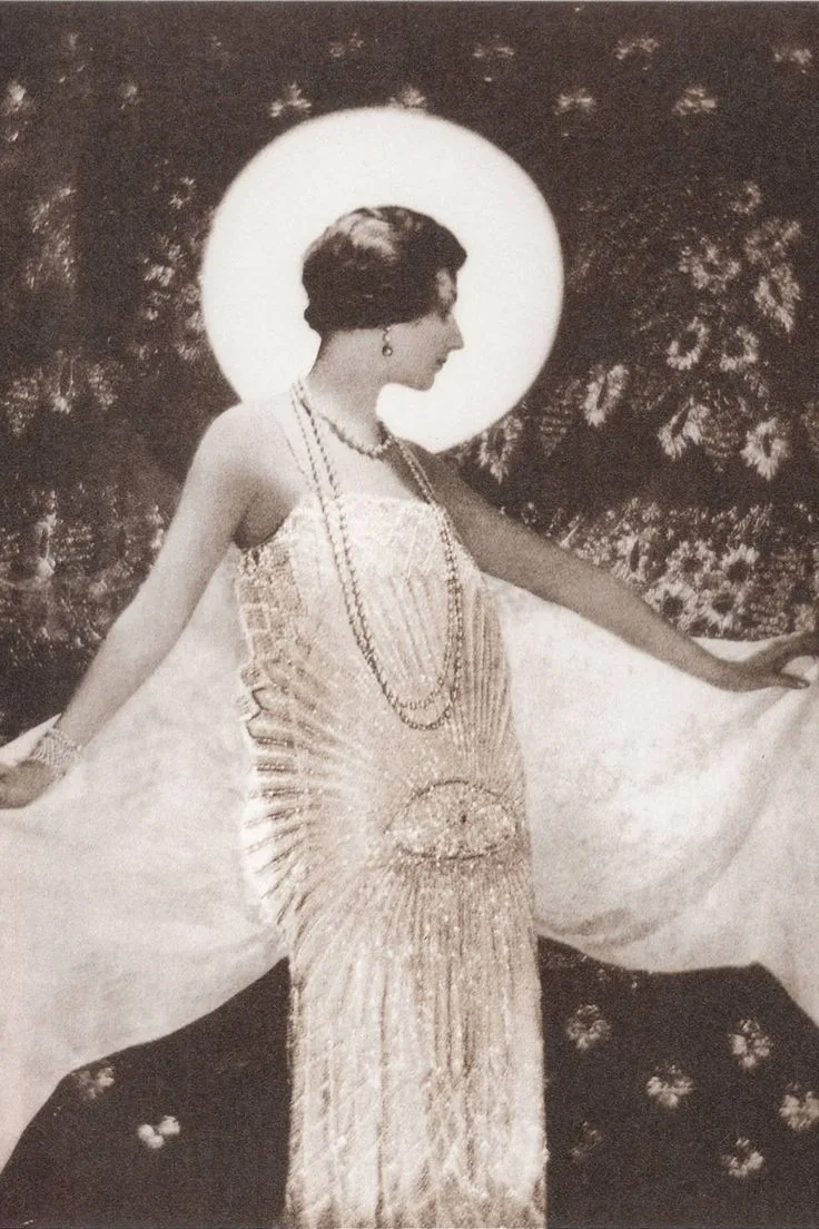 Dress of Coco Chanel, photo by Adolf de Meyer, 1925