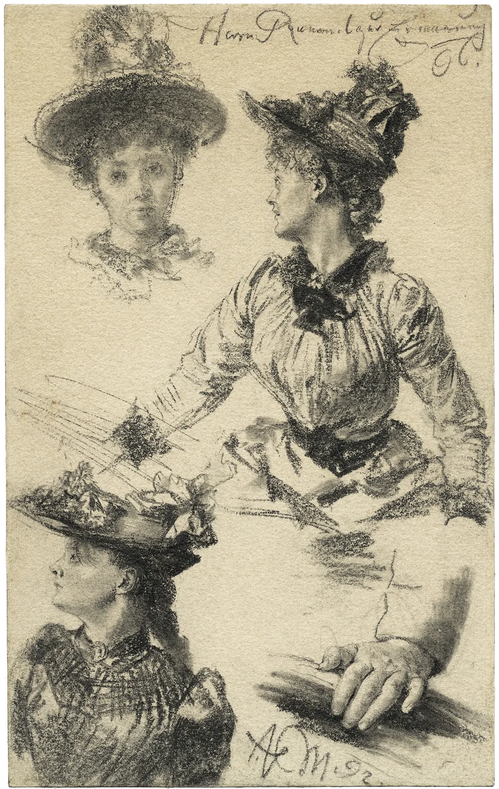 sketches (Skizzen) by Adolph von Menzel