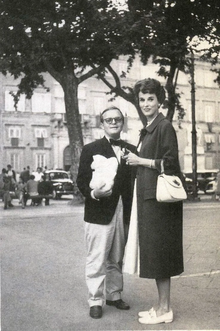 Babe Paley with Truman Capote