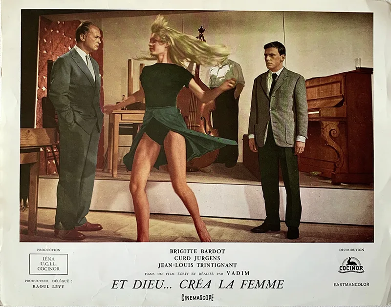 Brigitte Bardot in french film Et Dieu... créa la femme(And God Created Woman)