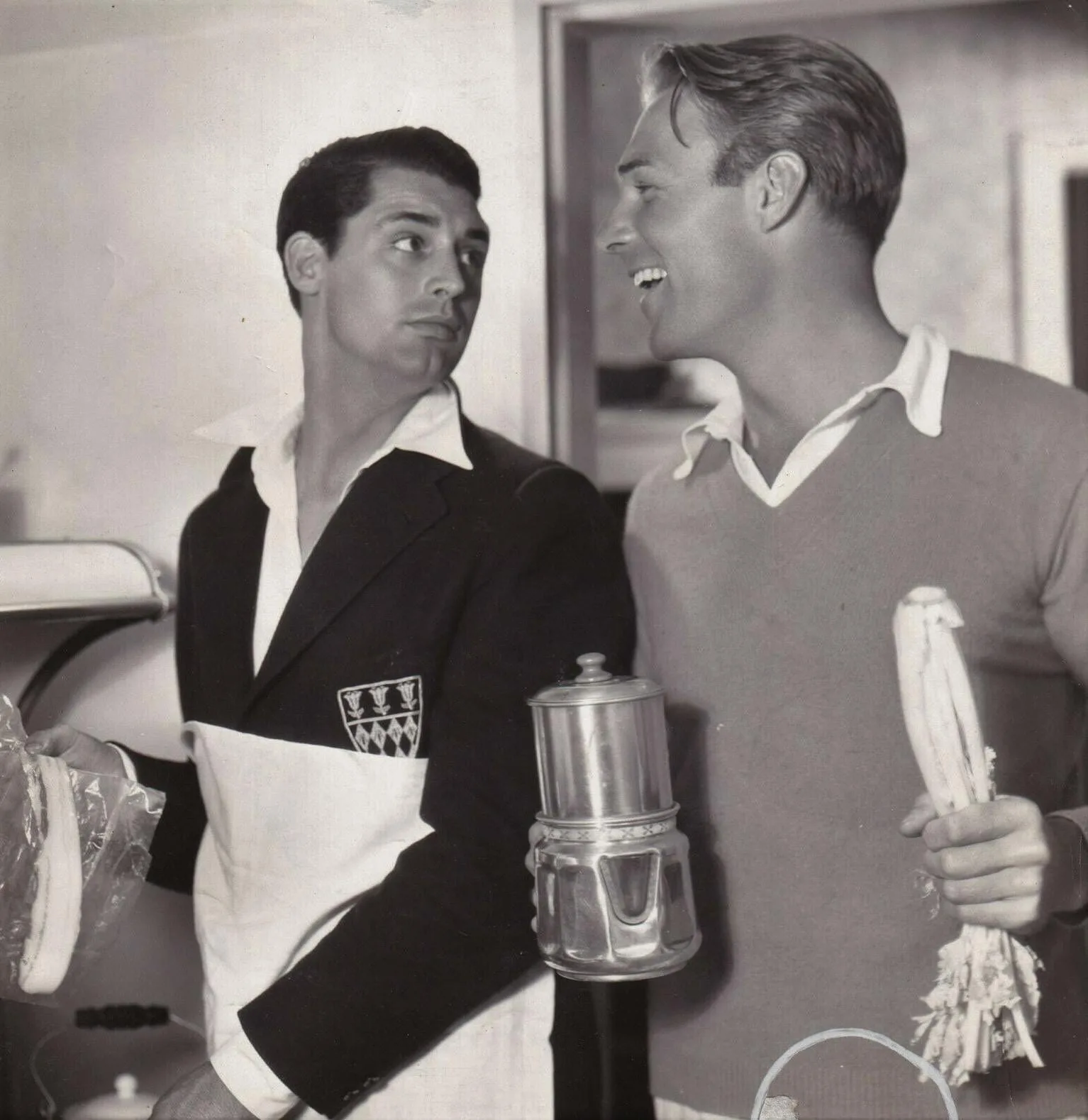 Cary Grant with Randolph Scott