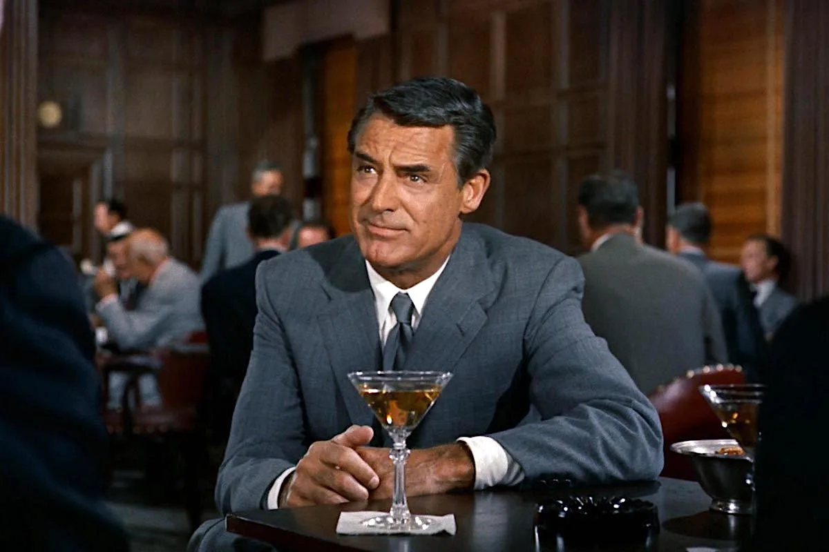 Cary Grant in film North by Northwest(1959)