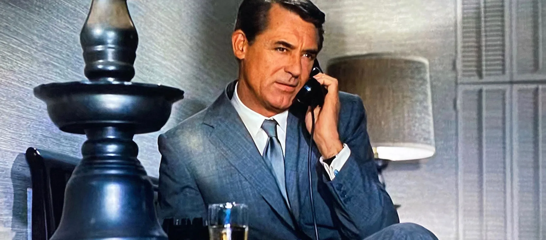 Cary Grant in film North by Northwest(1959)