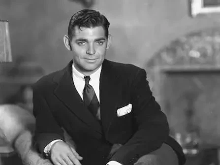 Clark Gable, American actor known as the King of Hollywood, in a studio portrait