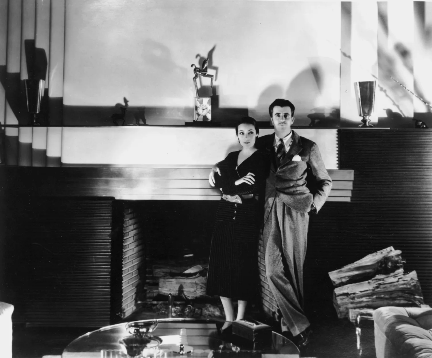 Art Deco house of Dolores del Río and Cedric Gibbons at 757 Kingman Avenue, Pacific Palisades