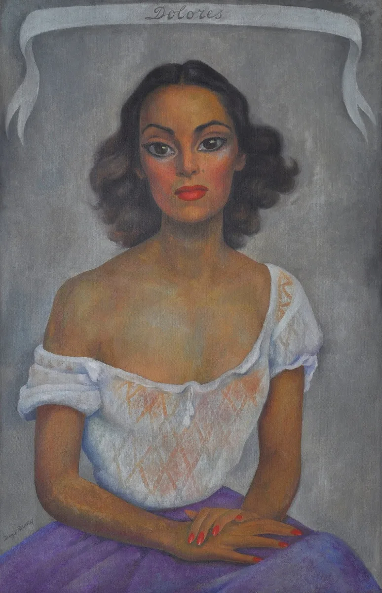 Portrait of Dolores del Río painted by Diego Rivera in 1938