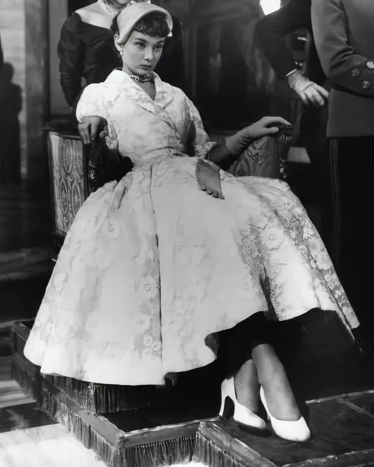Edith Head's design for Audrey Hepburn in Roman Holiday (1953)