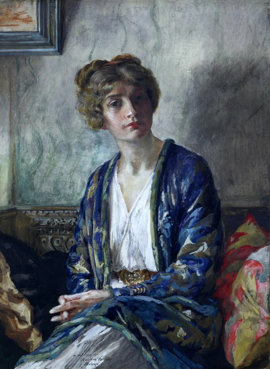Portrait of Madame Henriette Fortuny by Mariano Fortuny y Madrazo (1915)