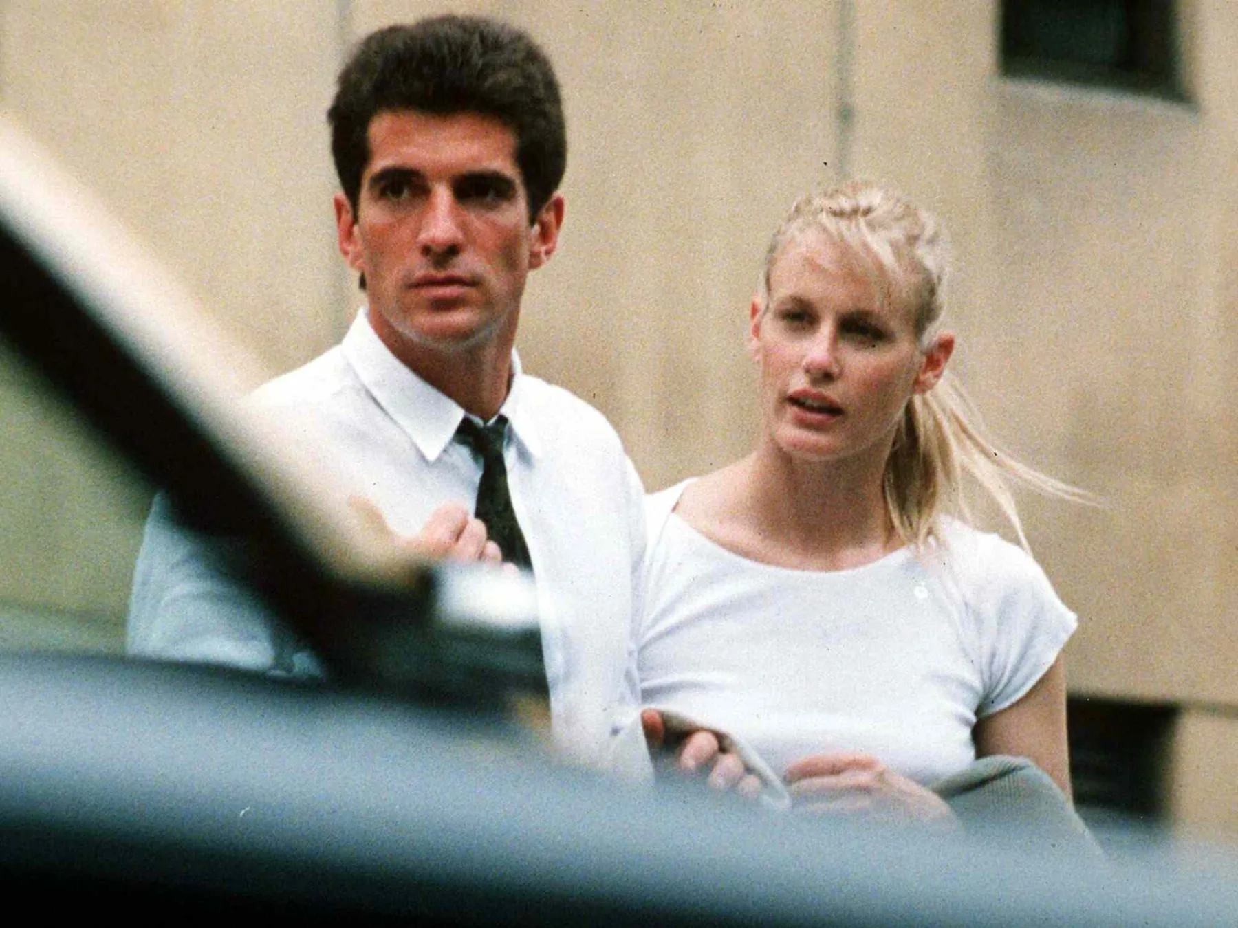 John F. Kennedy Jr. with the actress Daryl Hannah in the early 1990s